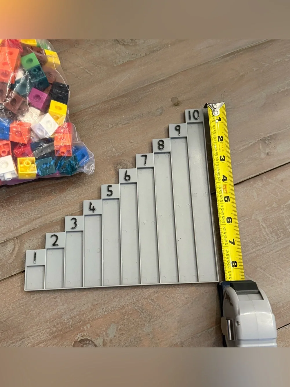 Math Linking Cubes Counting Blocks Manipulatives STEM Homeschool Preowned
